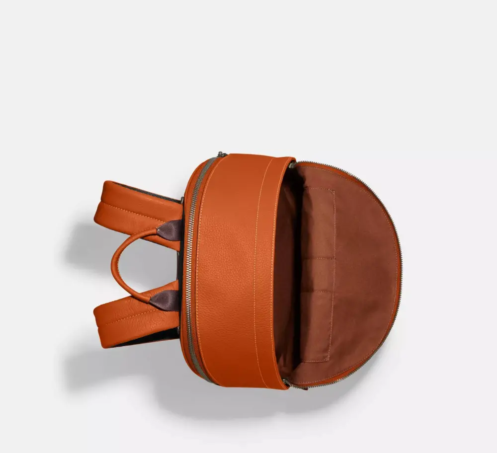 Balo Coach West With Coach Stripe Bag 'Brown' CG995-QBNP6 - Ảnh 3