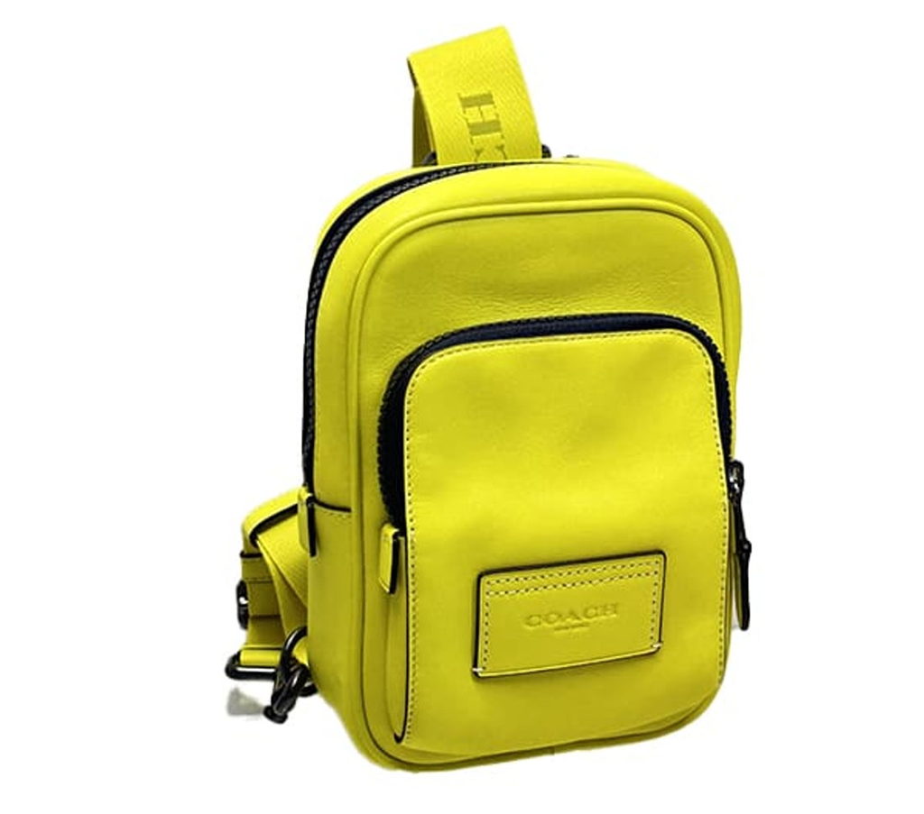 Túi Coach Track 13 'Lemon Yellow' CL410-QBMBX - Ảnh 3