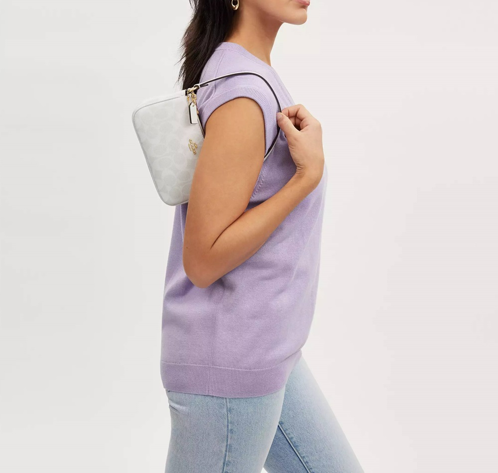 Túi Coach Nolita 19 In Signature Canvas ‘White’ CS442-IMRFF - Ảnh 3