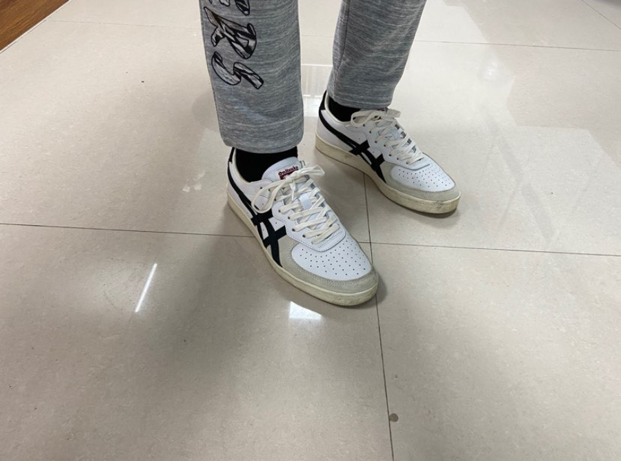 Giày Onitsuka Tiger GSM ‘White Black’ D5K2Y-0190 - Ảnh 3