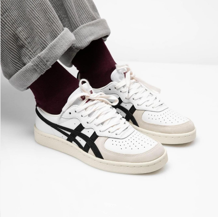 Giày Onitsuka Tiger GSM ‘White Black’ D5K2Y-0190 - Ảnh 5