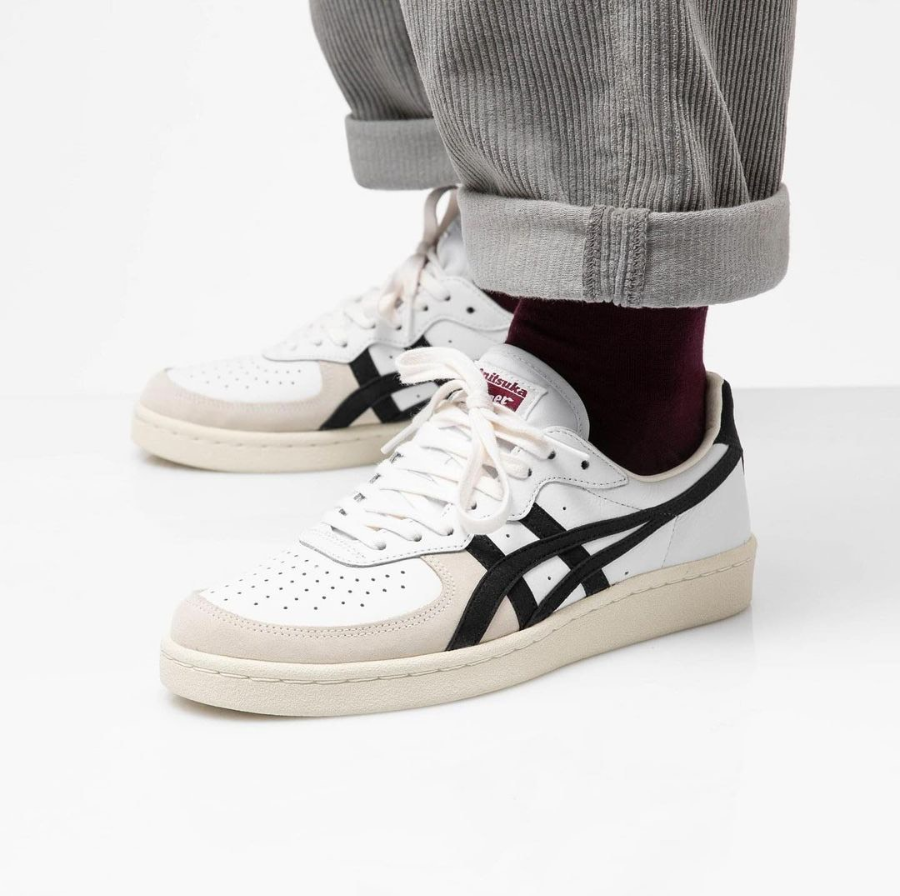 Giày Onitsuka Tiger GSM ‘White Black’ D5K2Y-0190 - Ảnh 6