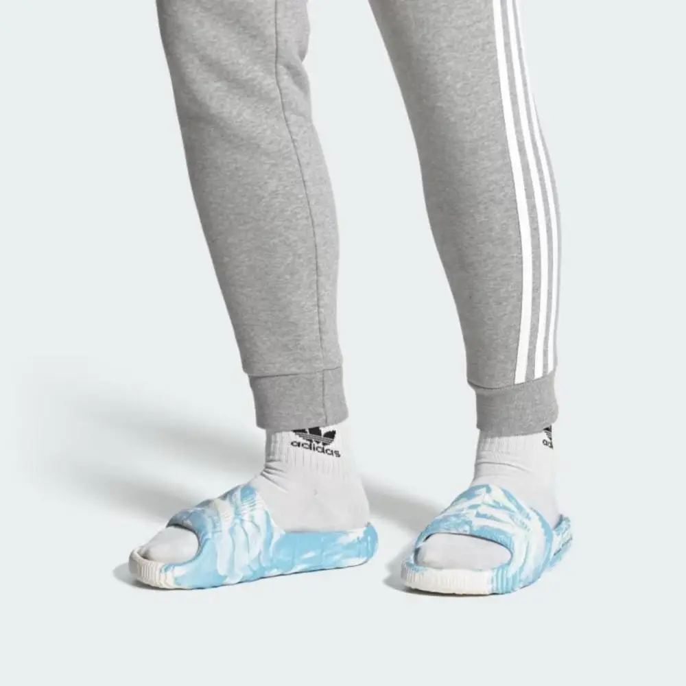 Dép Adidas Adilette 22 Slides ‘Clear Blue White’ ID7807 - Ảnh 4