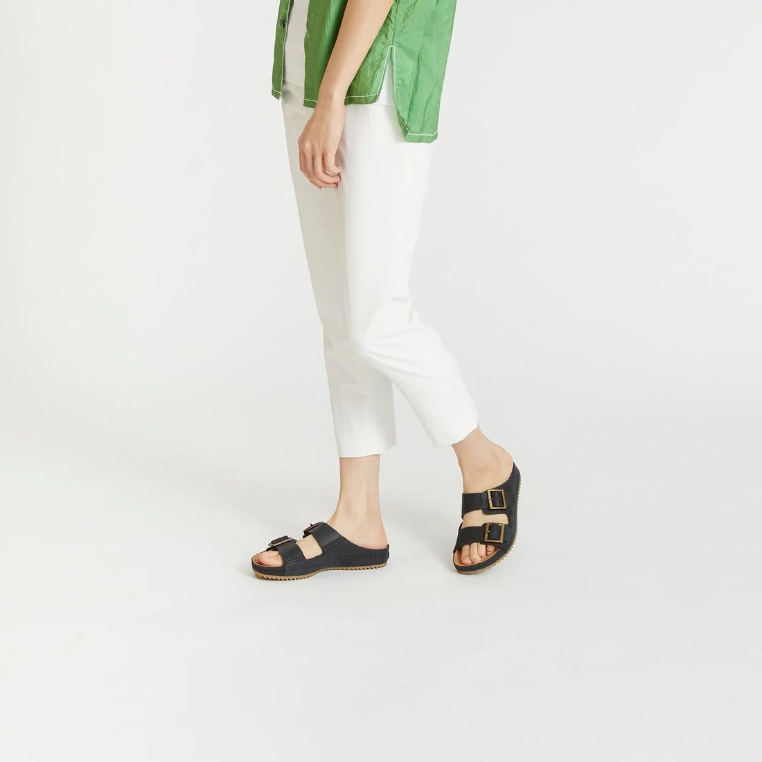 Dép Clarks Klapki Brookleigh Sun ‘Black’ 261650574 - Ảnh 2