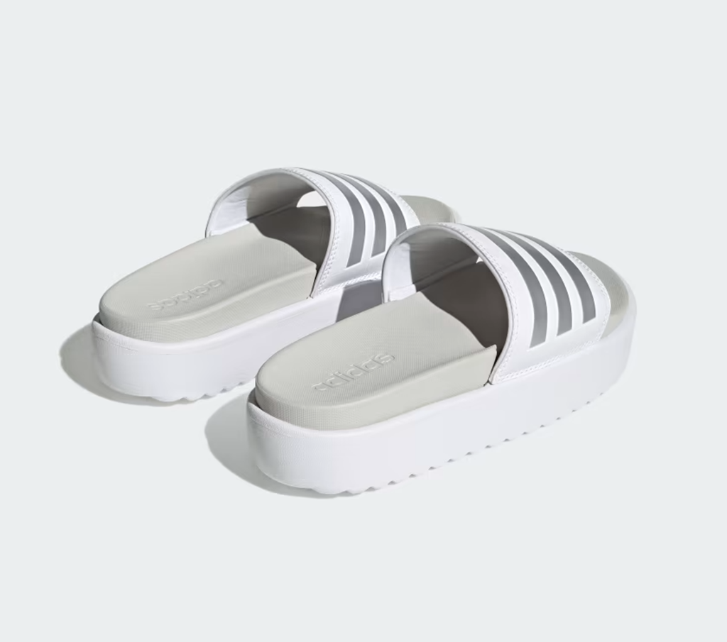 Dép Adidas Platform Adilette 'Zero Metalic' IE9703 - Ảnh 4