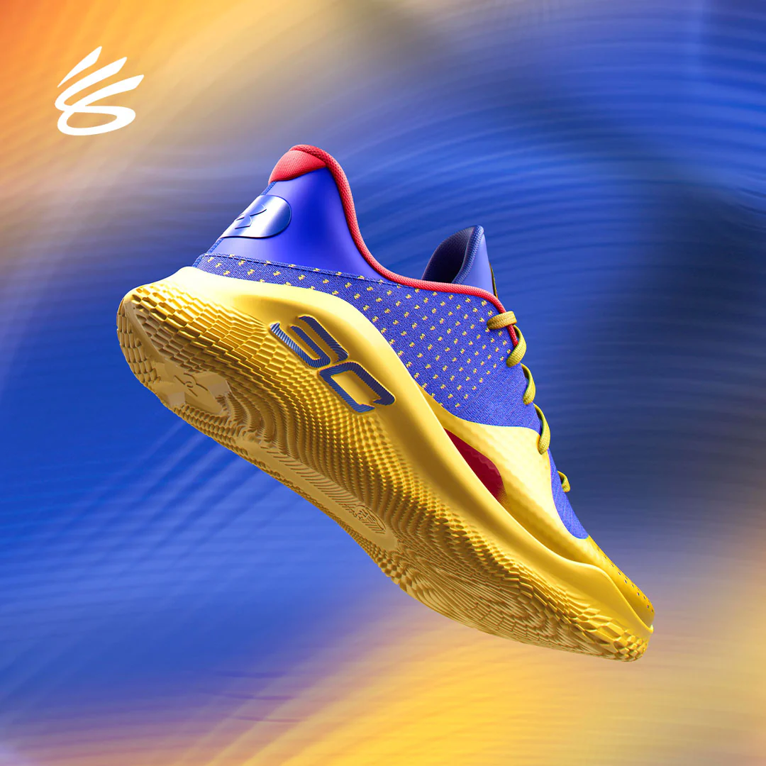 Giày Under Armour Curry 4 Low Flotro 'Curry Jam' 3026620-400 - Ảnh 6