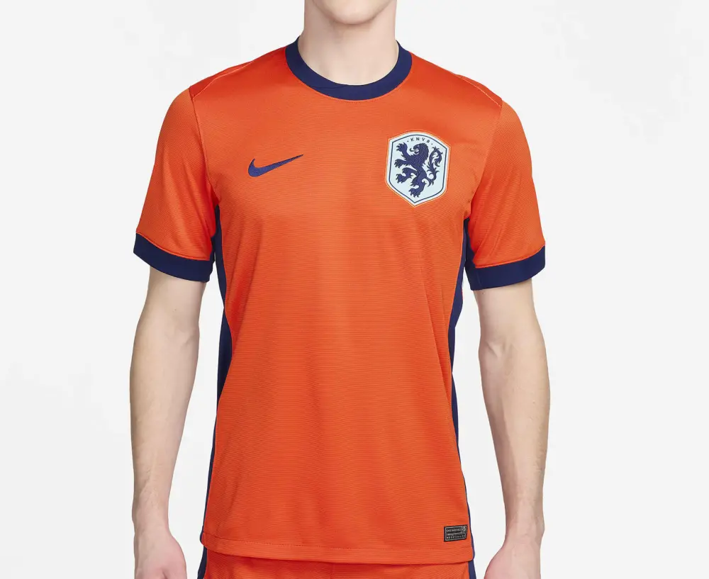 Alternative view of Áo Nike Netherlands 2024 Home Jersey ‘Orange’ FJ4276-819