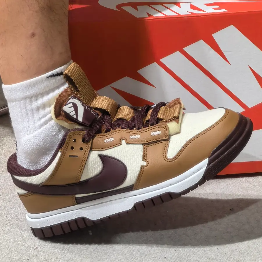 Giày Nike Dunk Low Jumbo ‘Light British’ FQ8248-200 - Ảnh 5