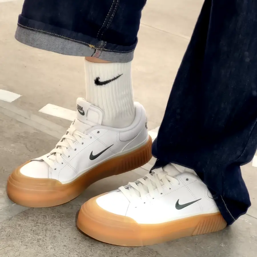 Giày Nike Court Legacy Lift ‘White Vintage’ FV5526-100 - Ảnh 4