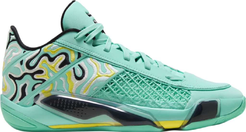 Giày Nike Air Jordan 38 Low x Guo Ailun ‘Turquoise’ FZ3223-300