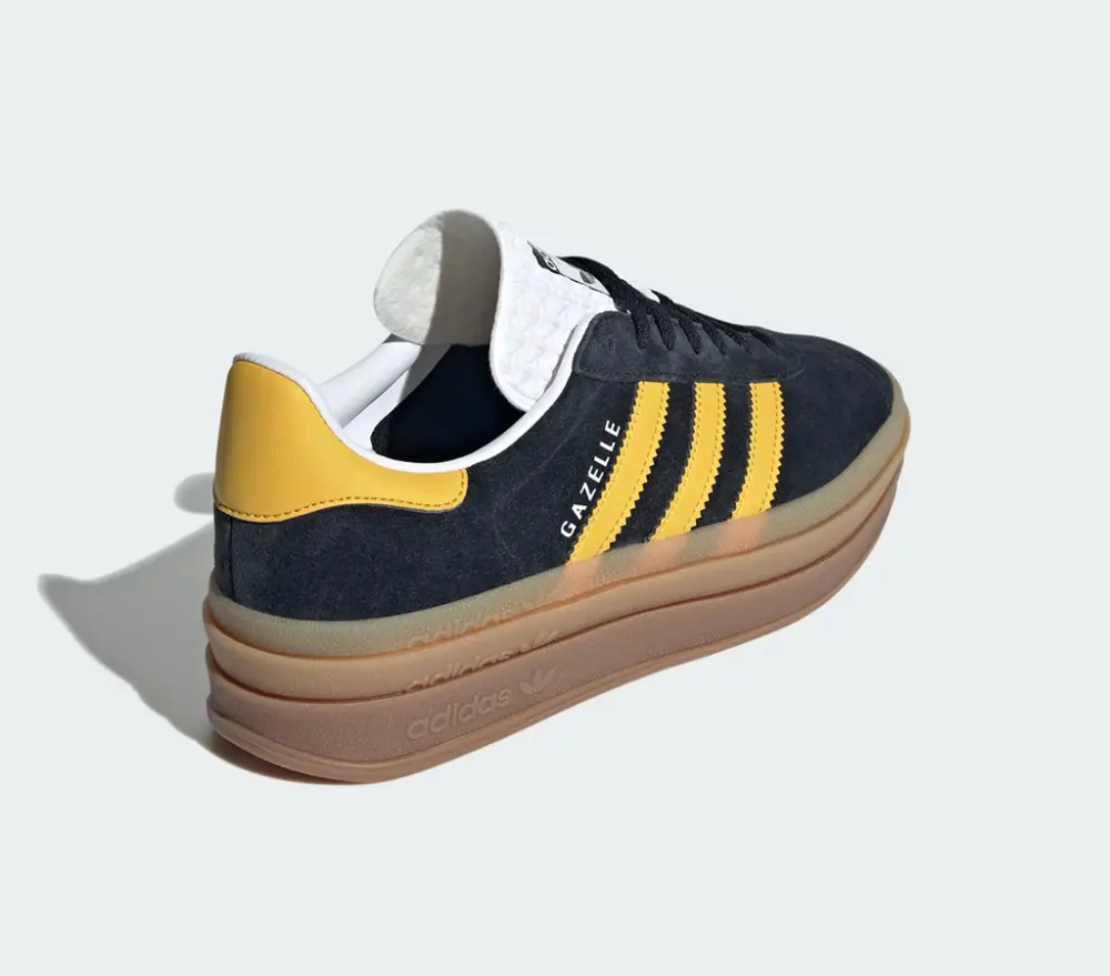 Giày adidas Gazelle Bold 'Core Black' IE0422 - Ảnh 3