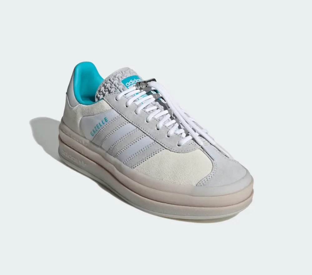 Giày adidas Originals Gazelle Bold 'Light Solid Grey' IH9992 - Ảnh 4