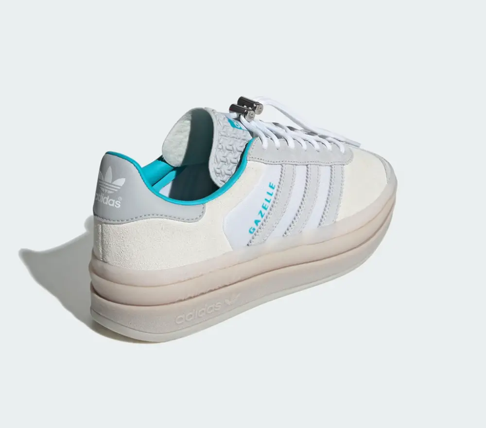 Giày adidas Originals Gazelle Bold 'Light Solid Grey' IH9992 - Ảnh 3