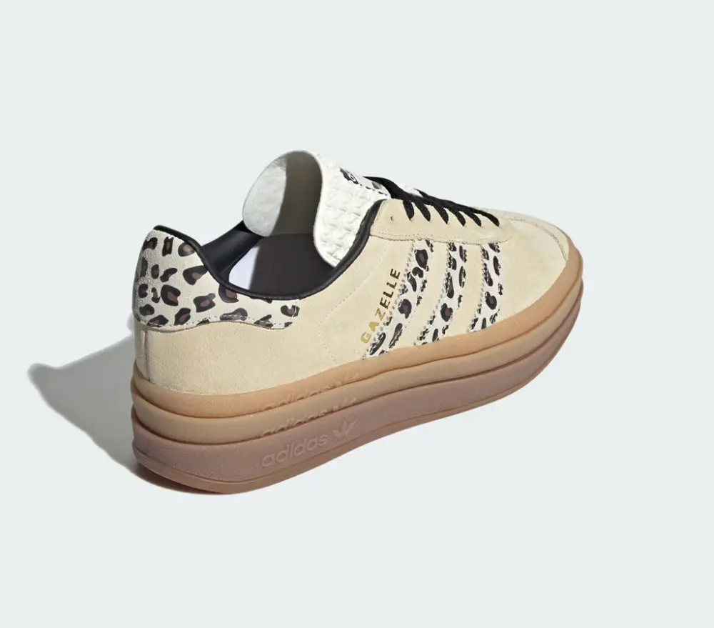 Giày adidas Gazelle Bold 'Cream White' JI1370 - Ảnh 4