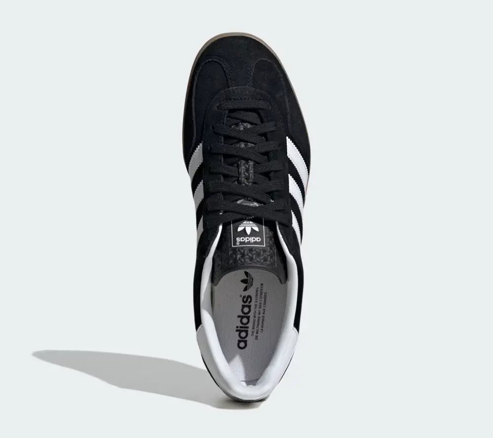 Giày adidas Originals Gazelle Indoor 'Core Black' JI2060 - Ảnh 3