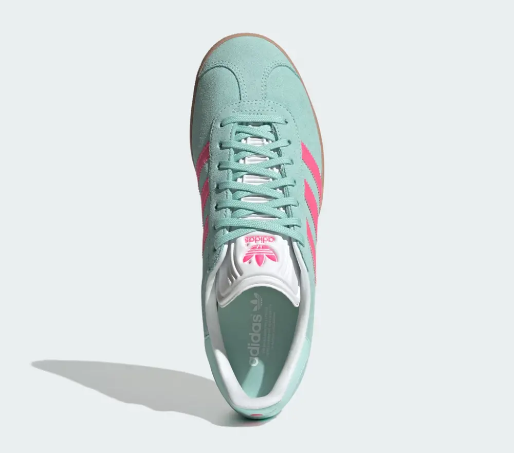 Giày adidas Originals Gazelle 'Semi Flash Aqua' JI1375 - Ảnh 3