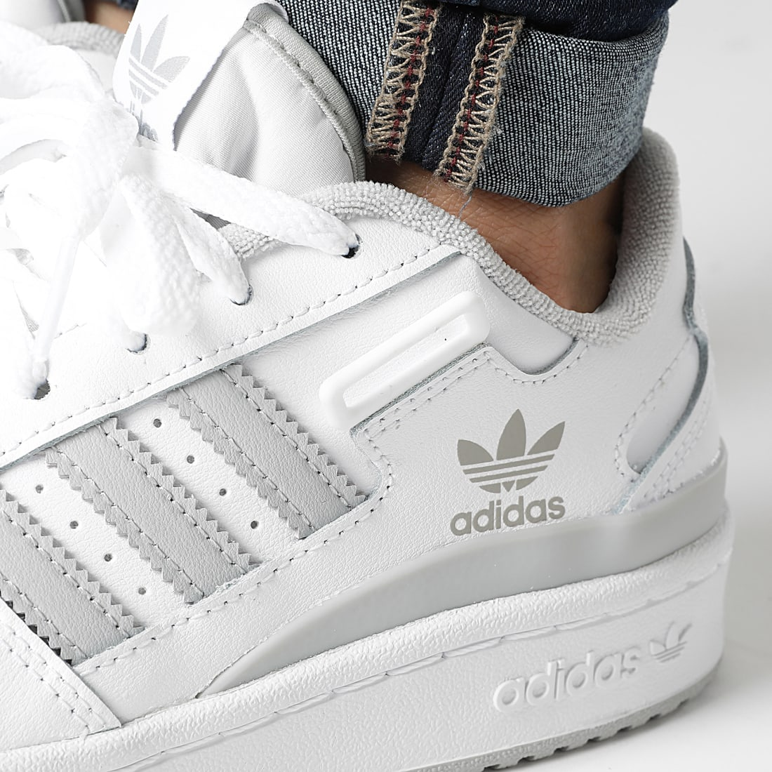 Giày Adidas Forum Low ‘White Grey’ IF2733 - Ảnh 5