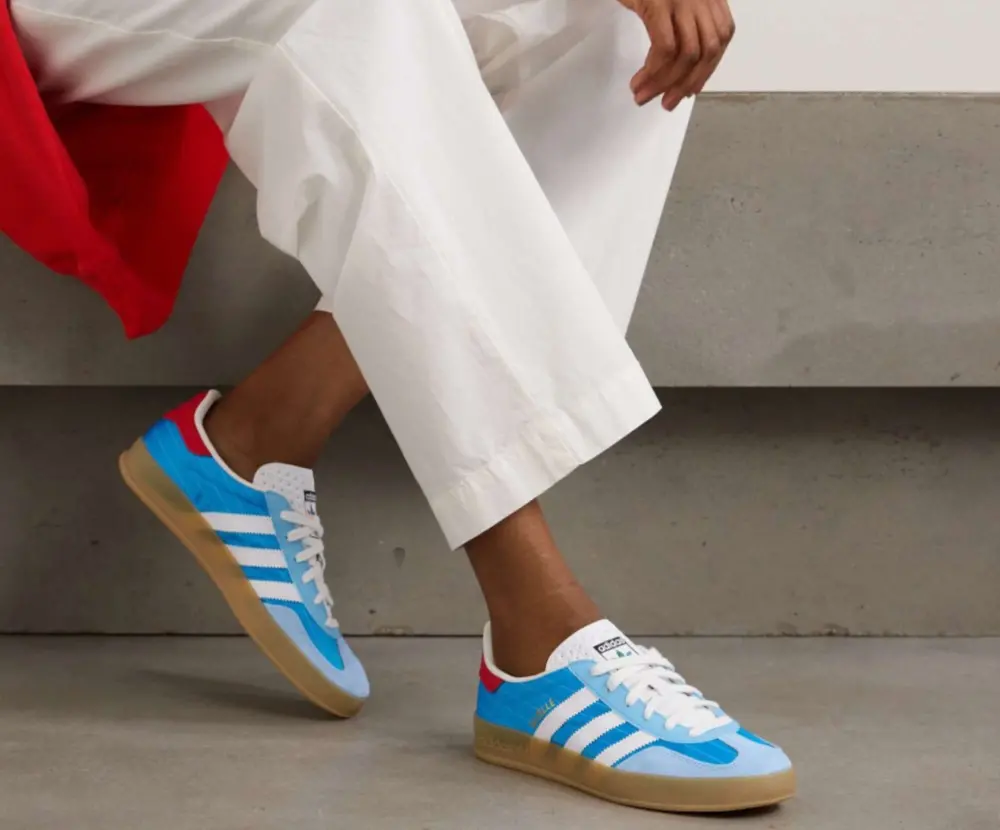 Giày Adidas Gazelle Indoor ‘Bright Blue’ IF9643 - Ảnh 3