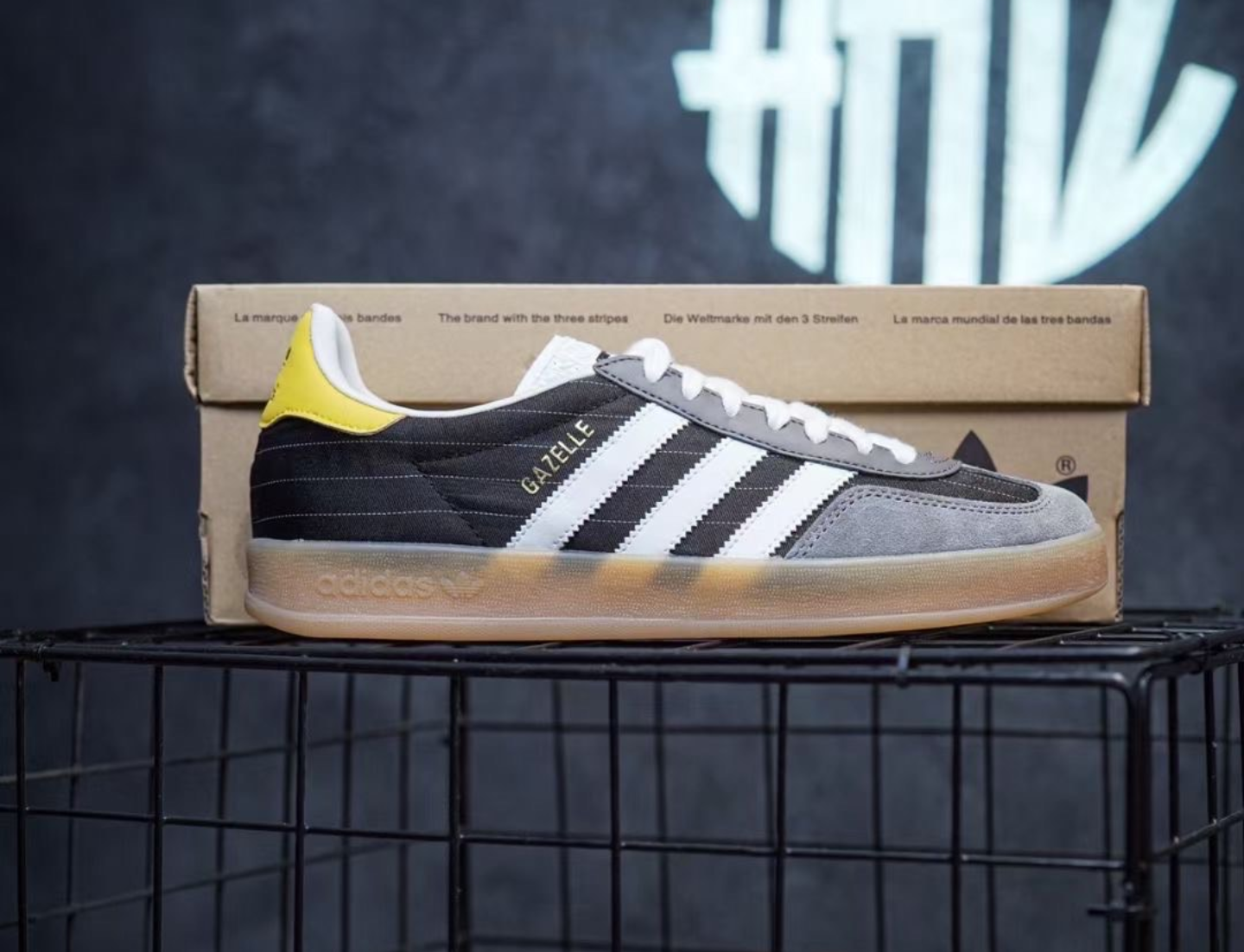 Giày Adidas Gazelle Indoor ‘Core Black’ IF9642 - Ảnh 7