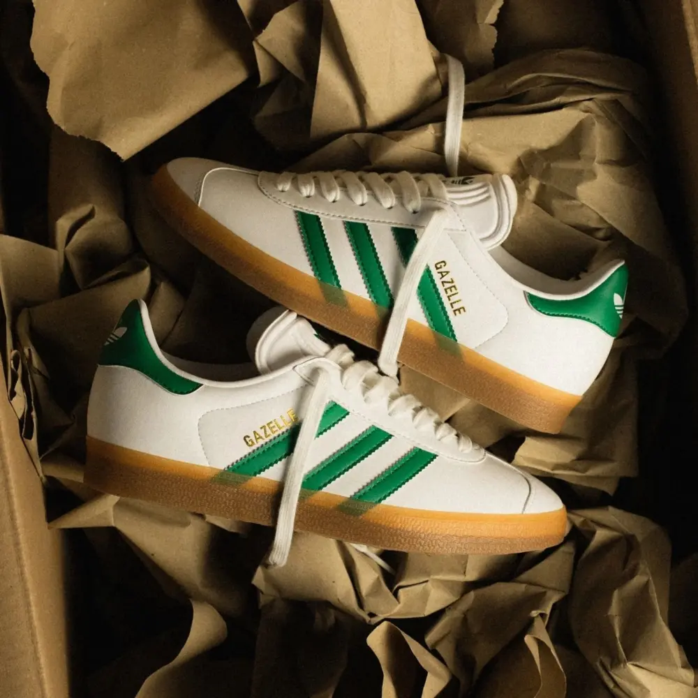 Alternative view of Giày Adidas Gazelle ‘White Green’ IH2216