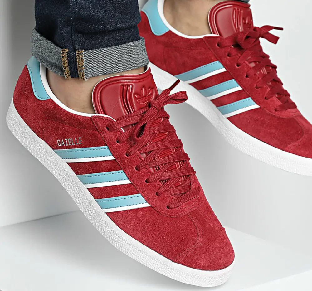 Giày adidas Originals Gazelle ‘Burgundy Preloved Blue’ IG6198 - Ảnh 3