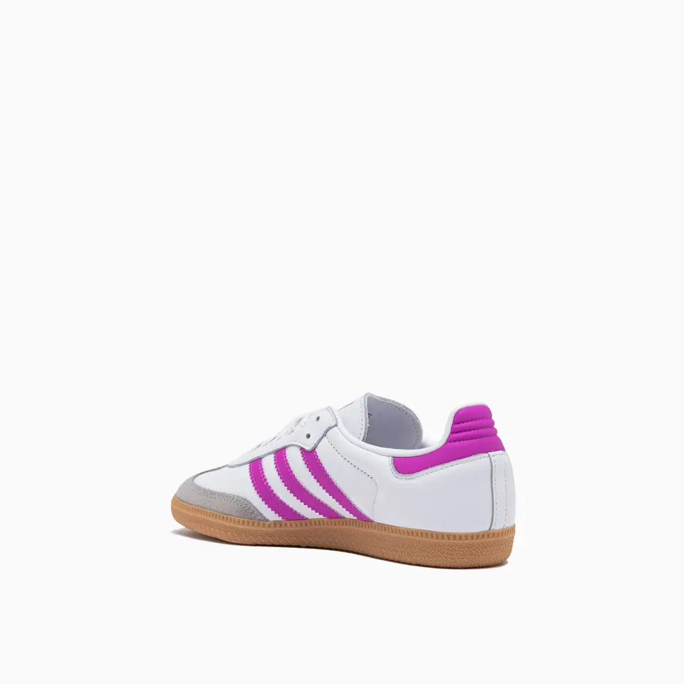 Alternative view of Giày Adidas Samba OG J ‘White Purple Burst Gum’ IH2873