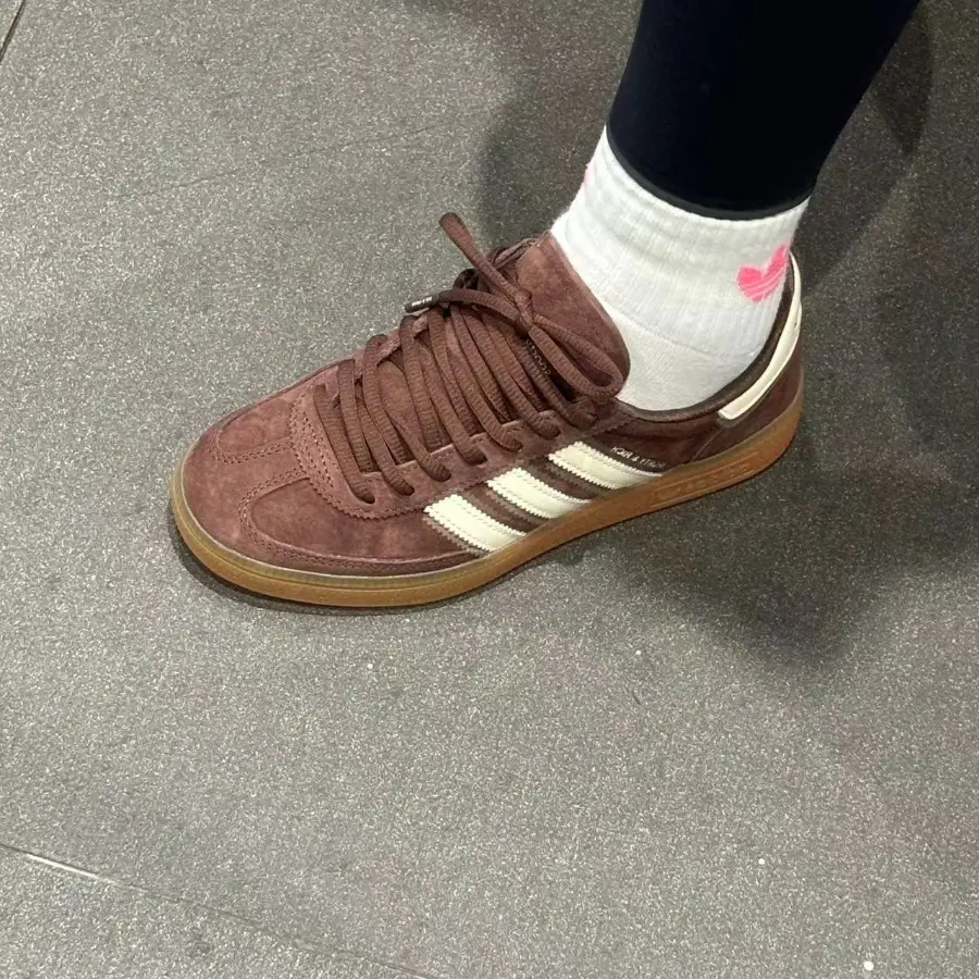 Giày Adidas Handball Spezial x Sporty & Rich ‘Auburn’ IH2612 - Ảnh 5