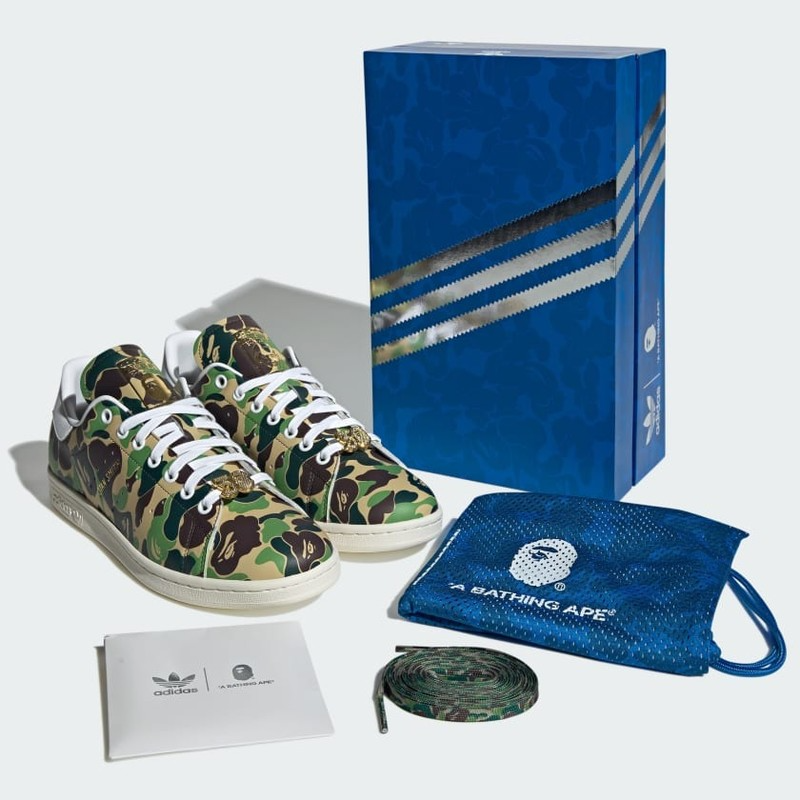 Giày Adidas Stan Smith ‘Bape ABC Camo’ IG8949 - Ảnh 5