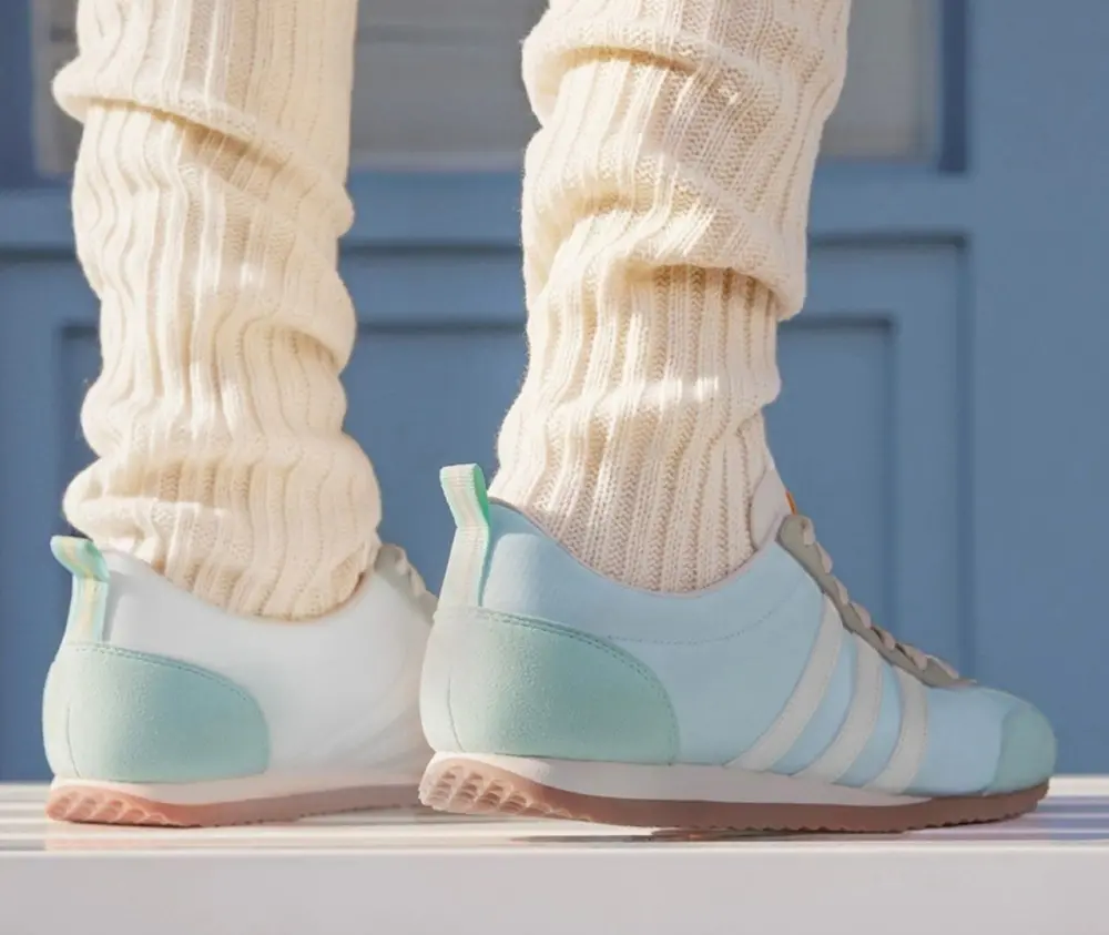 Giày Adidas VS JOG 2.0 'White Blue' JI2434 - Ảnh 4