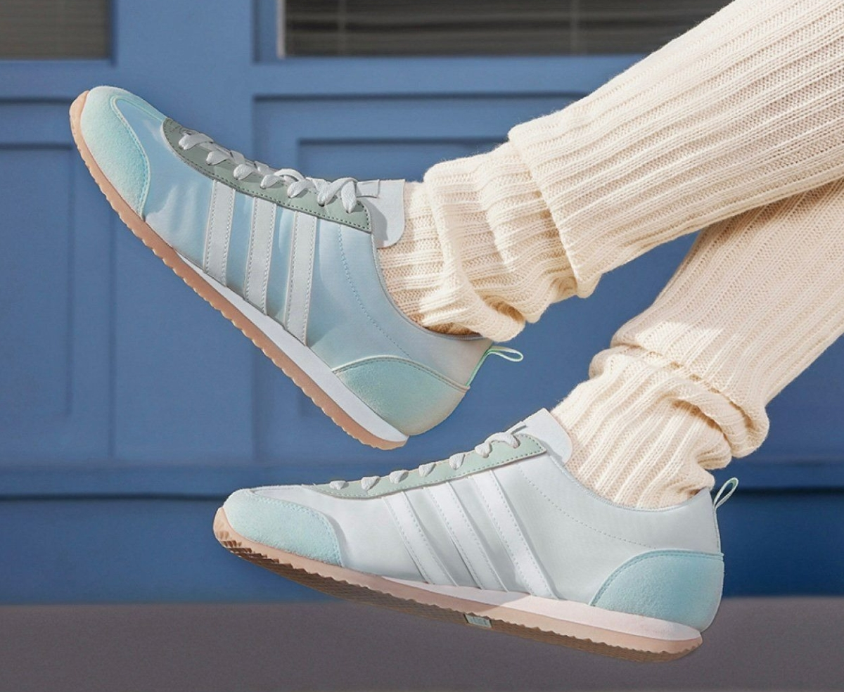 Giày Adidas VS JOG 2.0 'White Blue' JI2434 - Ảnh 5