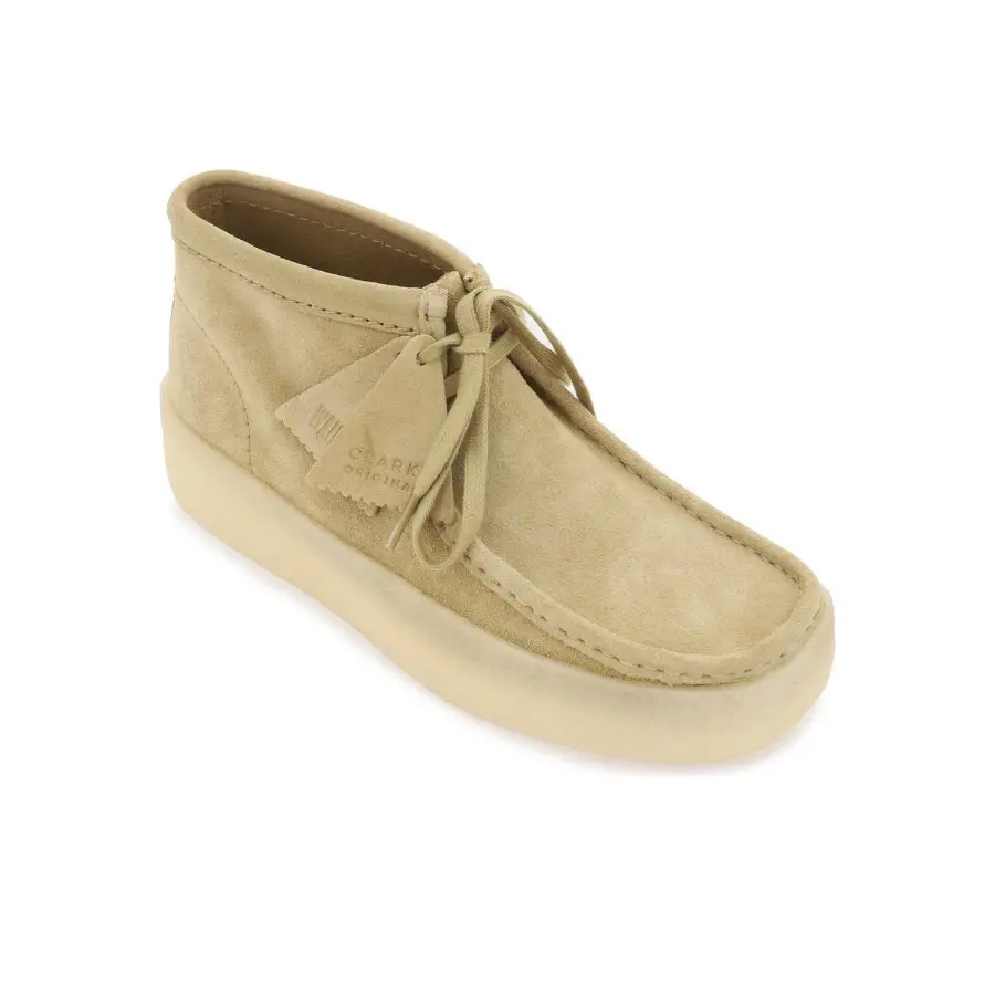 Giày Clarks Originals Wallabee Cup Boot ‘Beige’ 26173316 - Ảnh 5
