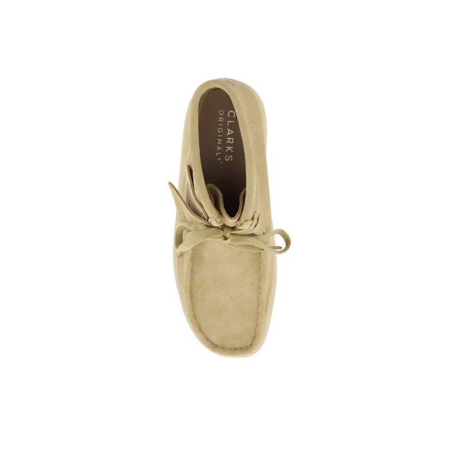 Giày Clarks Originals Wallabee Cup Boot ‘Beige’ 26173316 - Ảnh 4