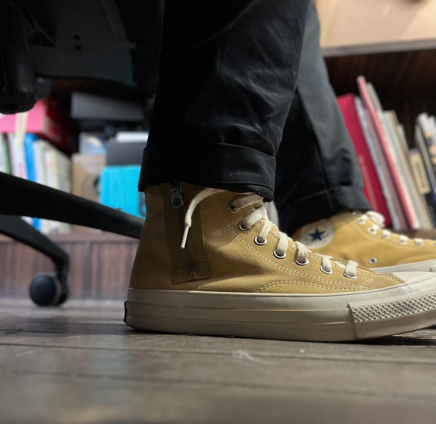 Giày Converse Addict Chuck Taylor ‘Beige Suede’ 1CL446 - Ảnh 4