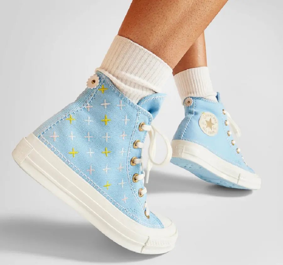 Giày Converse Chuck 70 High ‘Blue’ A09838C - Ảnh 3