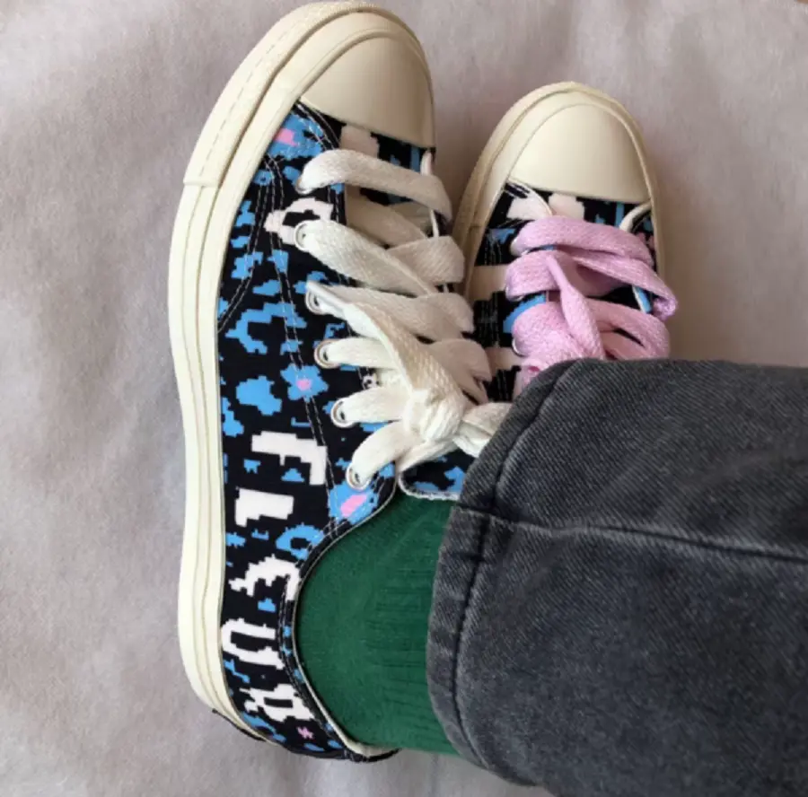 Alternative view of Giày Converse Chuck 70 Low ‘Camo Pack – Teal’ A11214C