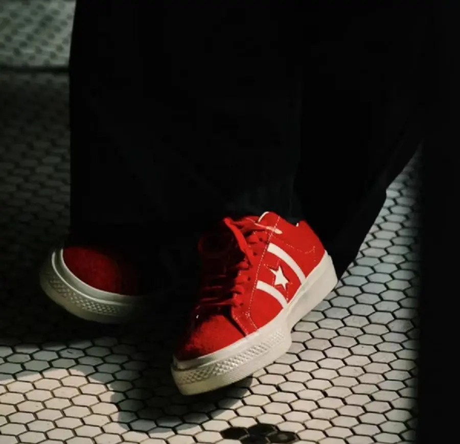 Alternative view of Giày Converse One Star Academy Pro Suede ‘Red Egret’ A07620C