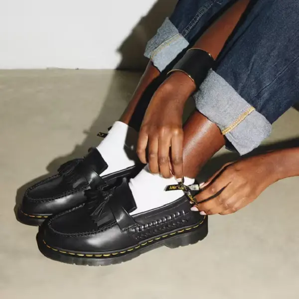 Giày Dr. Martens Adrian Woven ‘Black’ 31621001 - Ảnh 4
