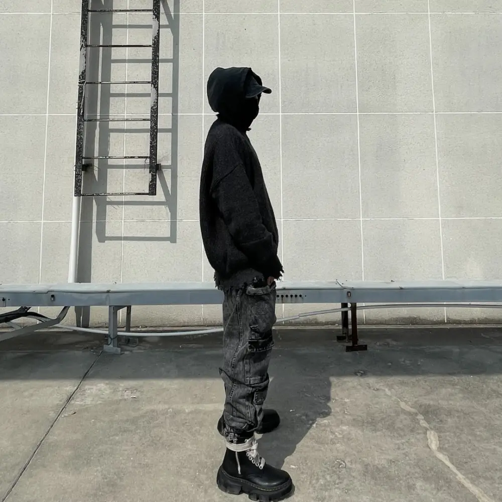 Alternative view of Giày Dr.Martens 1460 x Rick Owens Leather DMXL ‘Black’ 31755001