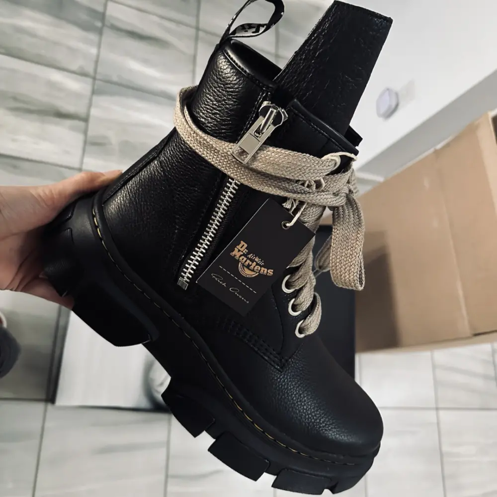 Giày Dr.Martens 1460 x Rick Owens Leather DMXL ‘Black’ 31755001 - Ảnh 5