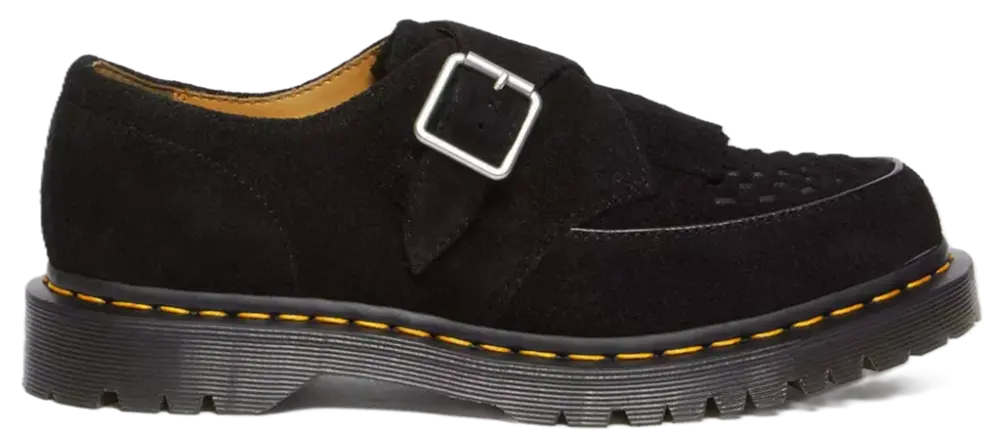 Giày Dr.Martens Ramsey Suede Kiltie Buckle ‘Black’ 31501001