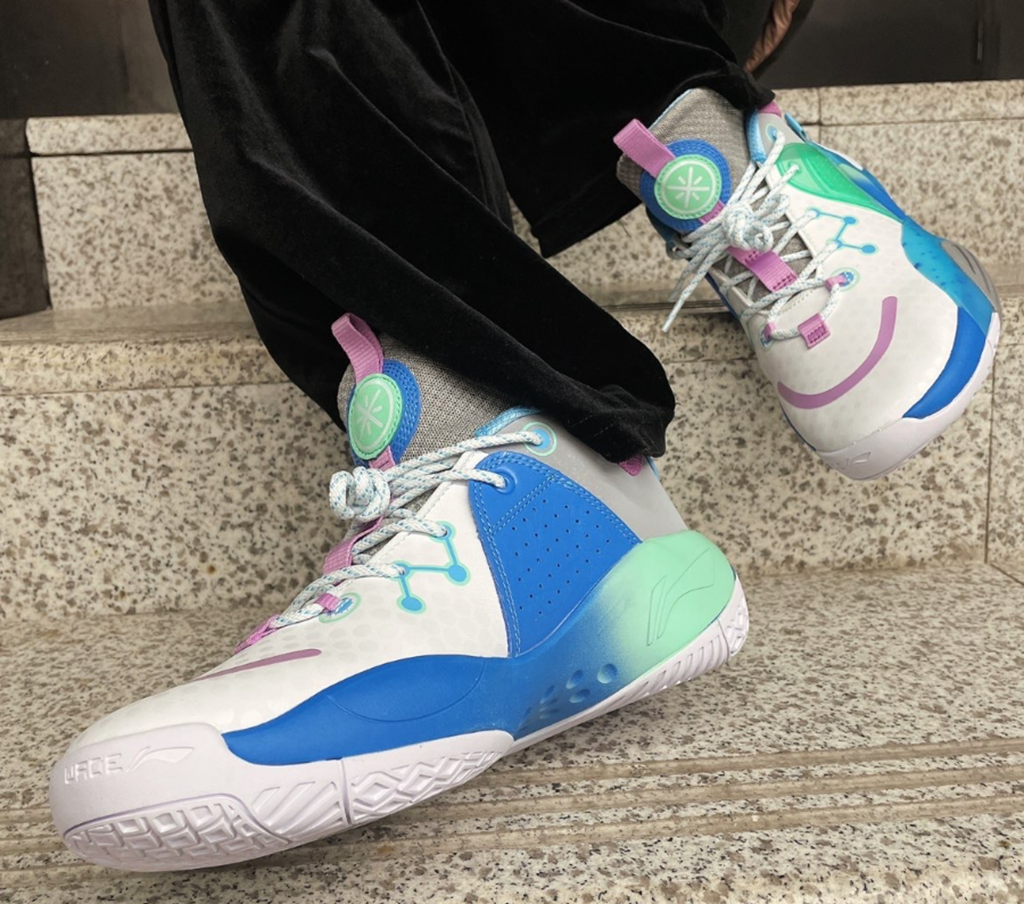 Giày Li Ning Wade All City 9 V1 ‘White French Blue’ YKBR076-15 - Ảnh 4