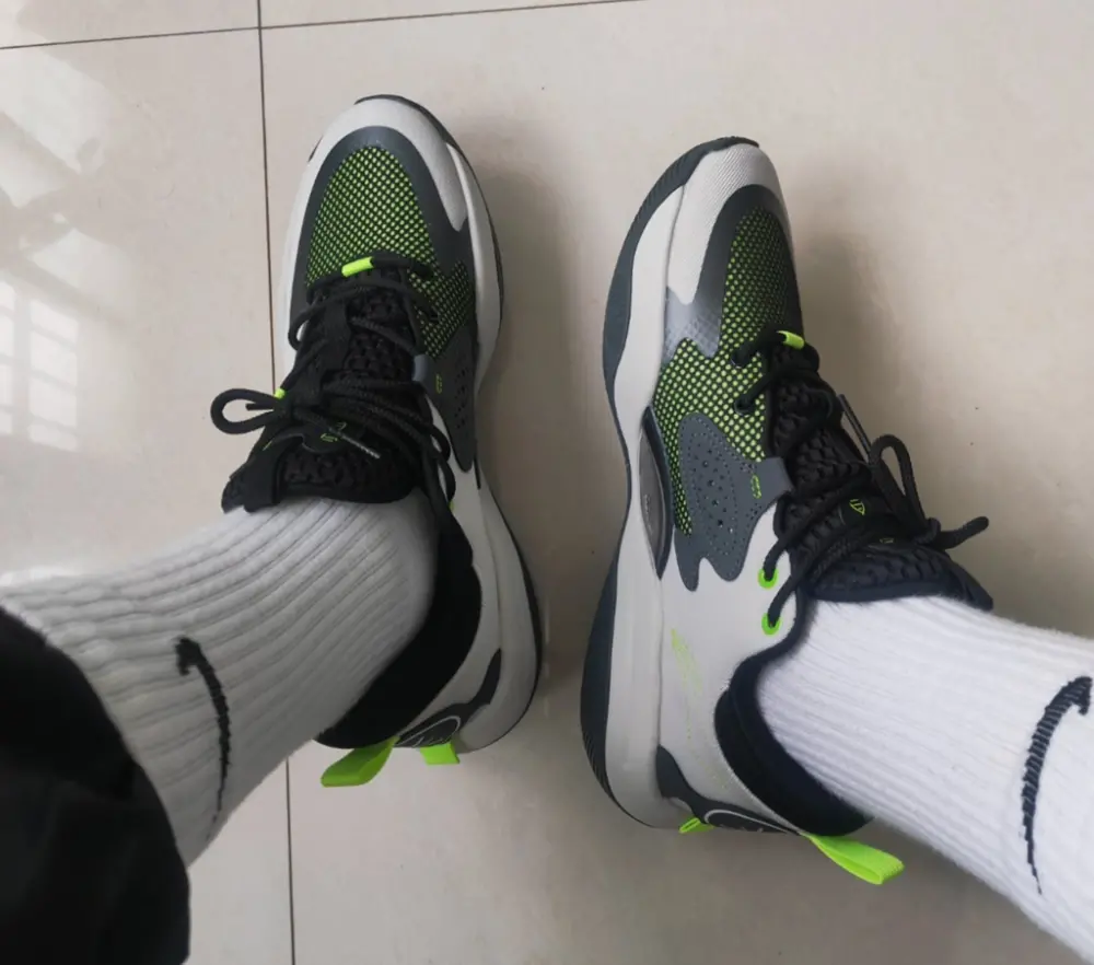 Giày Li-Ning Wade All Day 7 ‘Dark Grey Neon Green’ ABPT007-1 - Ảnh 3
