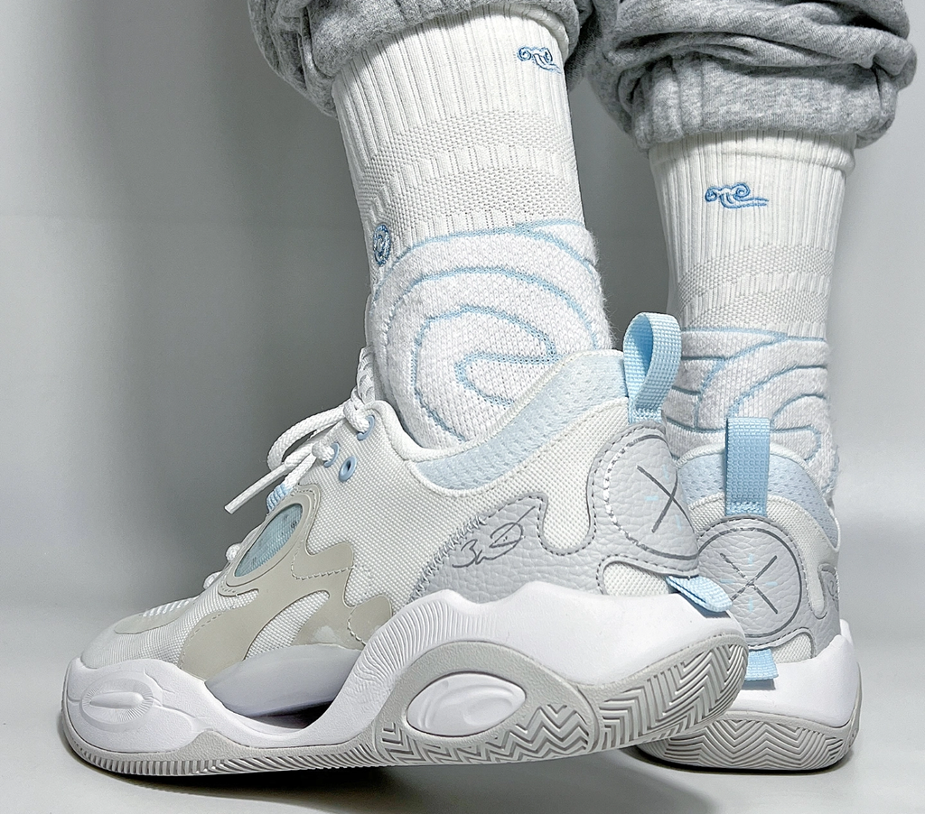 Giày Li-Ning Wade All Day 7 ‘White Light Grey’ ABPT007-4 - Ảnh 3