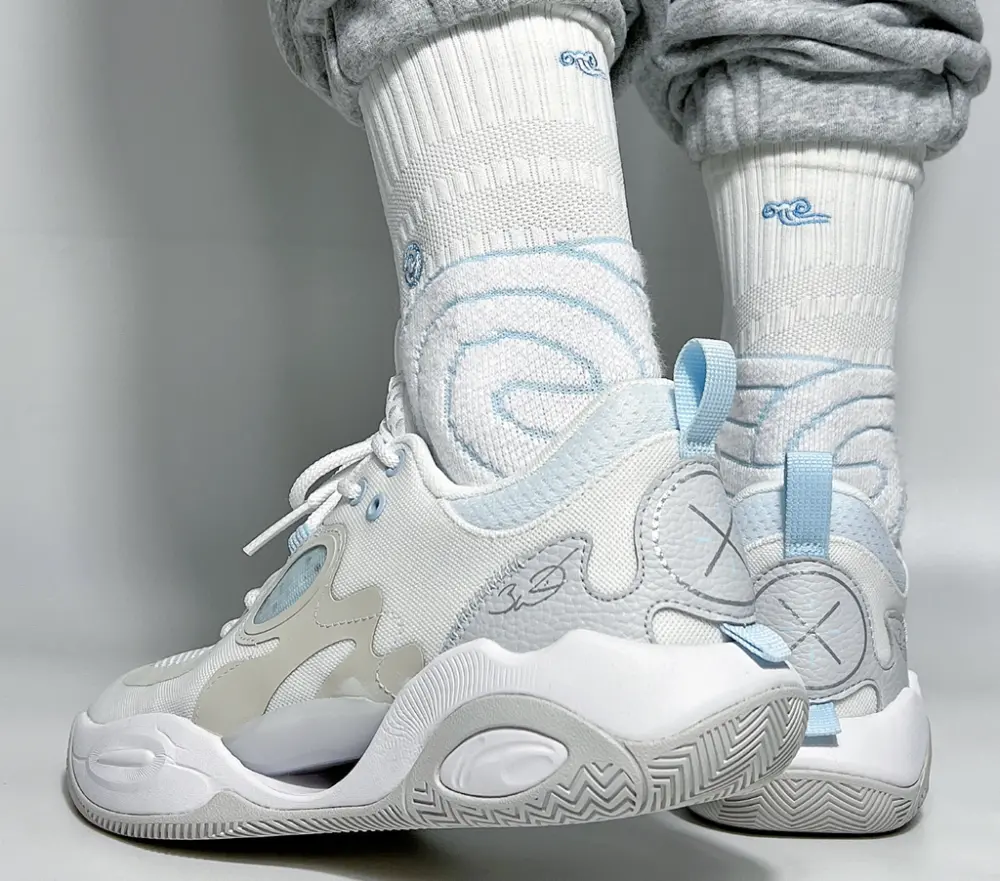 Giày Li-Ning Wade All Day 7 ‘White Light Grey’ ABPT007-4 - Ảnh 3