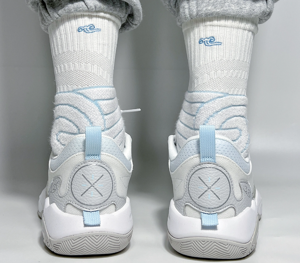 Giày Li-Ning Wade All Day 7 ‘White Light Grey’ ABPT007-4 - Ảnh 4