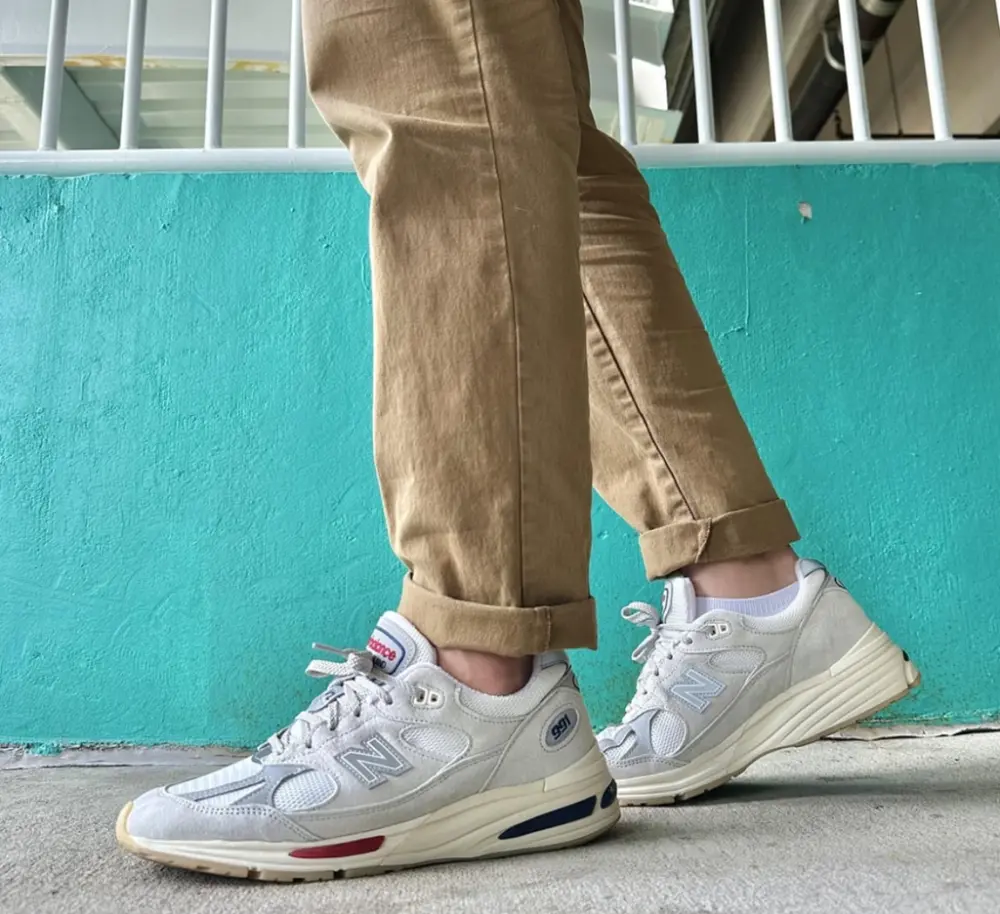 Alternative view of Giày New Balance 991v2 MiUK 'Vintage Sport' U991VS2