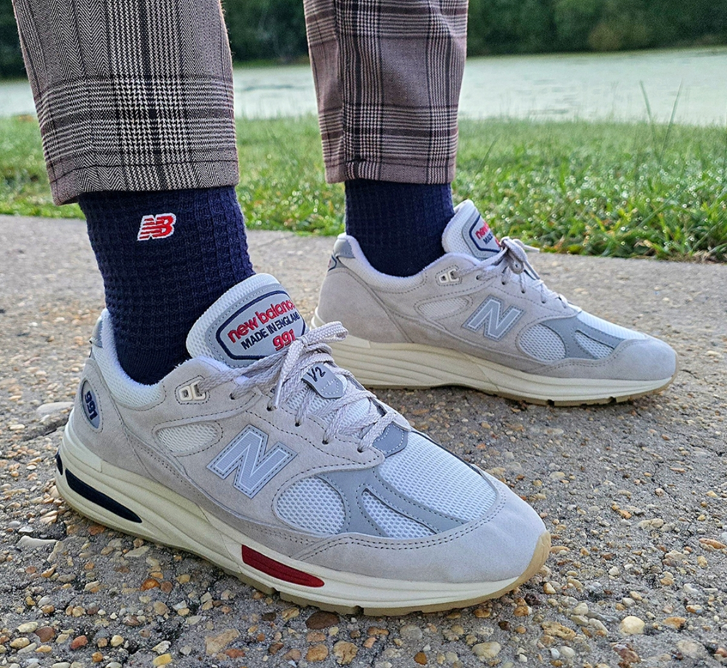 Giày New Balance 991v2 MiUK 'Vintage Sport' U991VS2 - Ảnh 3