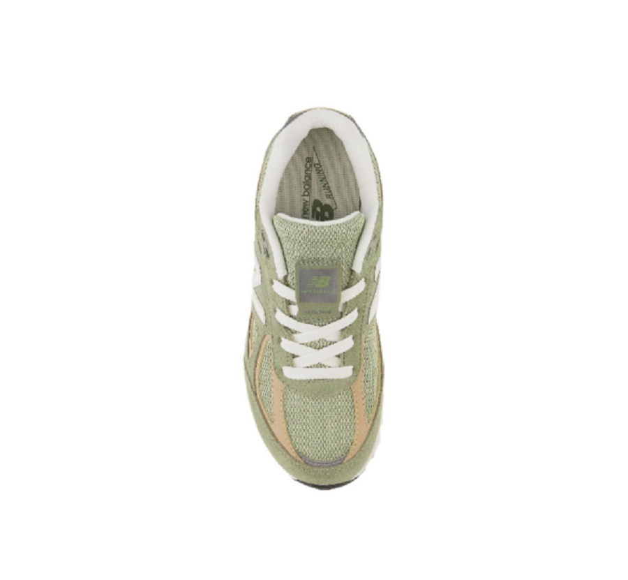 Giày New Balance Teddy Santis x 990v4 Big Kid ‘Olive’ GC990GT4 - Ảnh 4