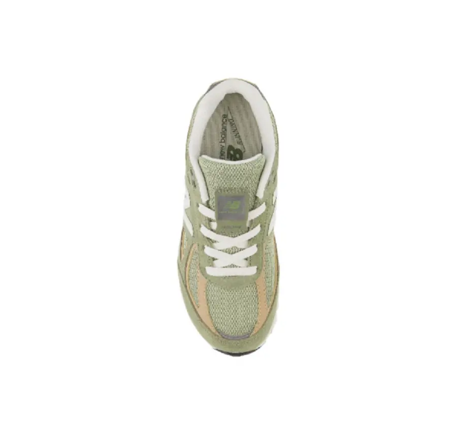 Giày New Balance Teddy Santis x 990v4 Big Kid ‘Olive’ GC990GT4 - Ảnh 4
