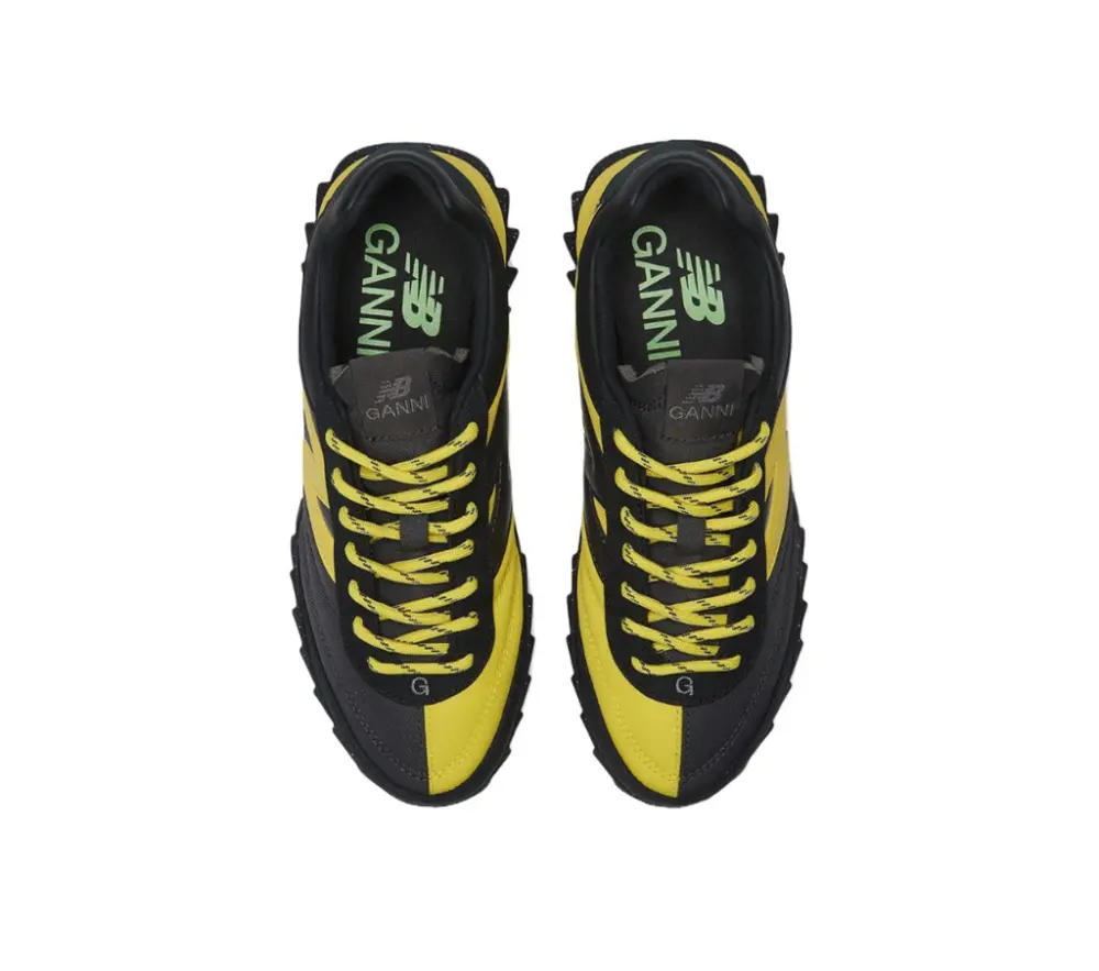 Giày New Balance x GANNI RC30 Trainers ‘Black Yellow’ URC30GA - Ảnh 3